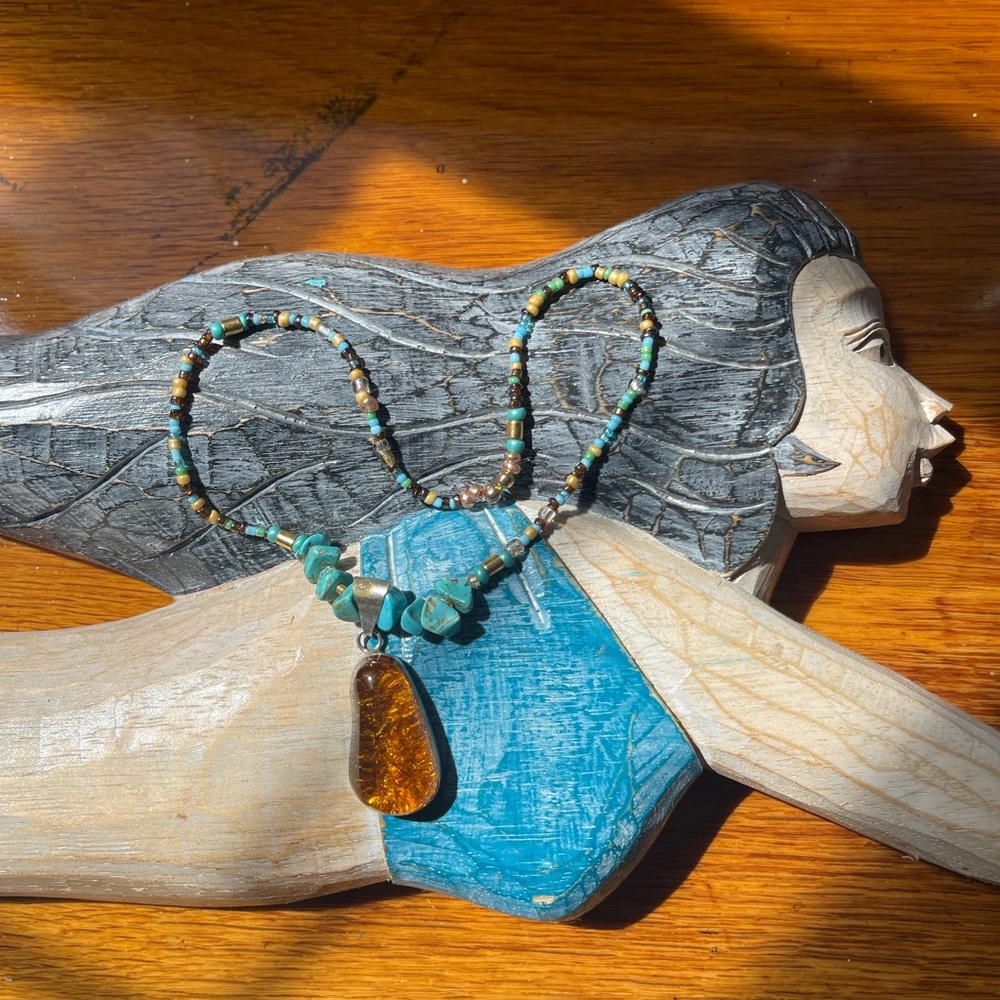 Boho choker necklace